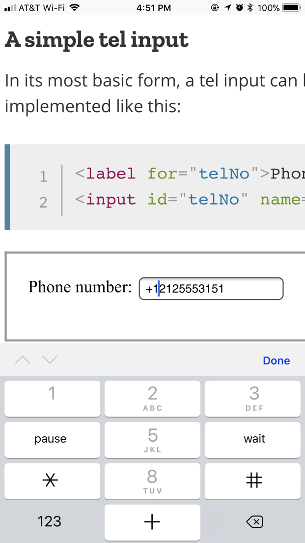 Firefox für iOS Bildschirmfoto